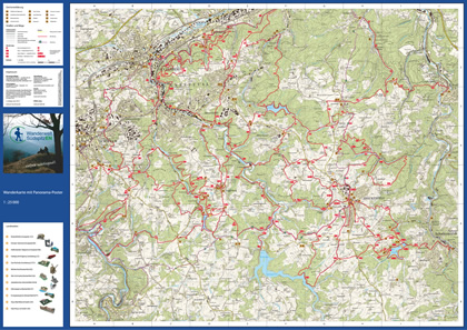 Wanderkarte, 2. Aufl. 2010 / Klicken zum vergrößern