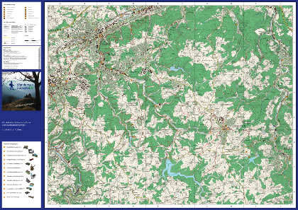 Wanderkarte mit mehr Details / Klicken zum vergrößern